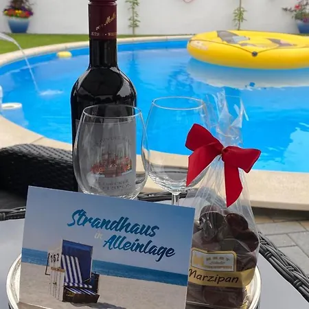 Luxurioeses Anita Mit Pool, Whirlpool Und Sauna Nahe Timmendorfer Strand, Travemuende Und Luebeck Tatil Evi Sereetz